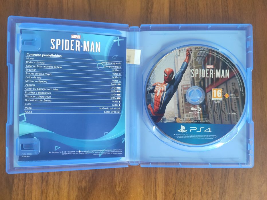 Jogo Spider-Man PS4