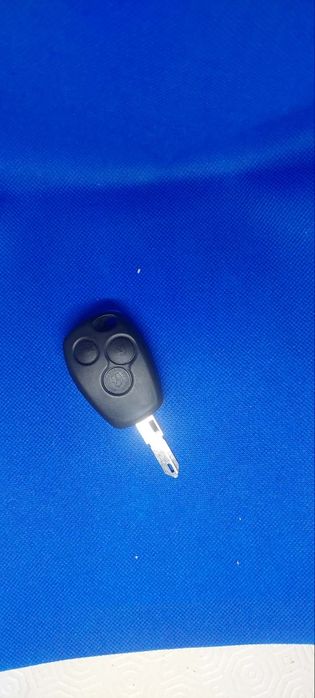 Chave Completa com Chip placa electrónica lâmina pilha para Renault
