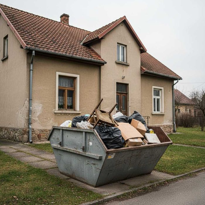 Wywóz mebli gabarytów odpadów oprożnianie sprzątanie mieszkań piwnic