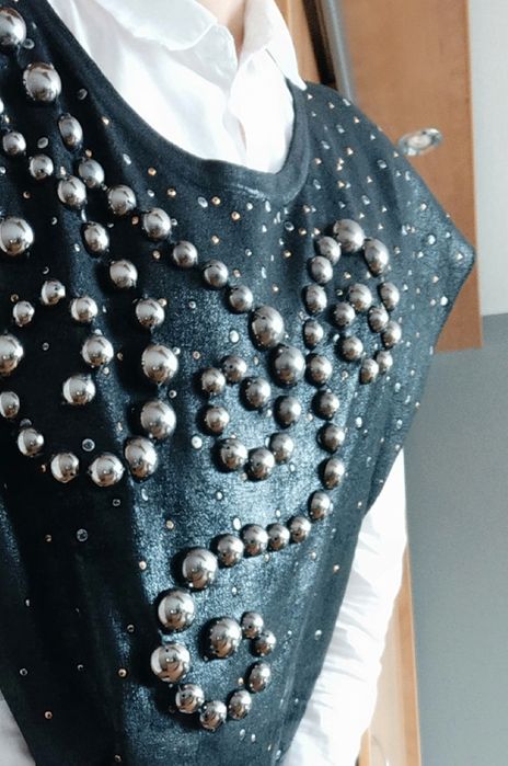 Sweter kamizelka wloska