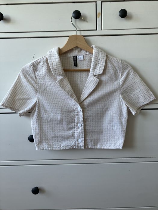 H&M Divided Koszula z krótkim rękawem roz XXS