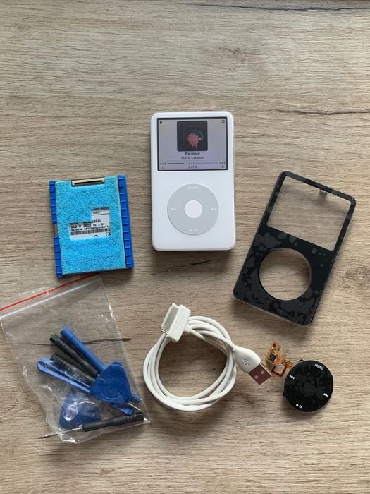 iPod Classic 5th Gen iFlash 256GB + Додаткові запчастини