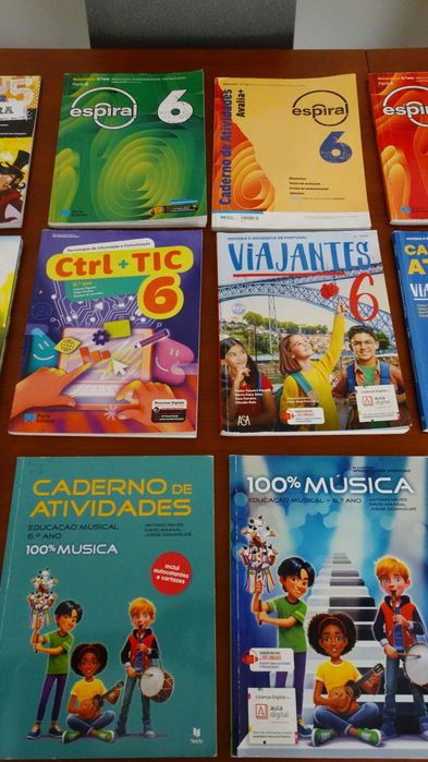 Livros escolares 6º e 5º ano