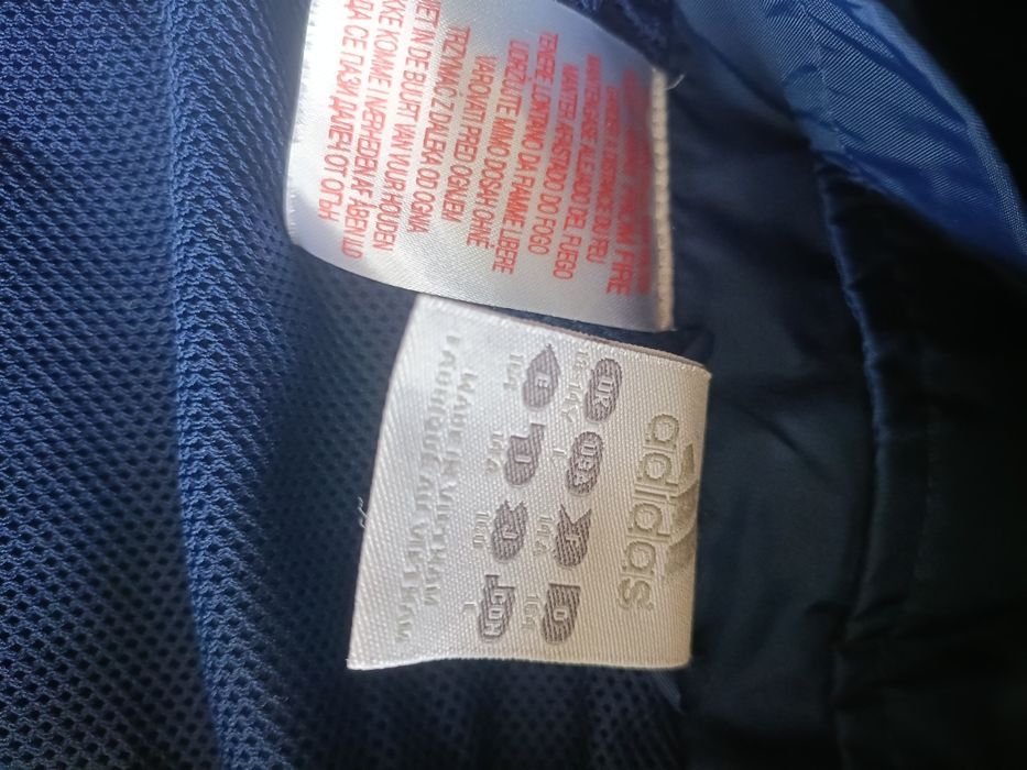 Młodzieżowa kurtka wiatrówka rozmiar 164. Adidas