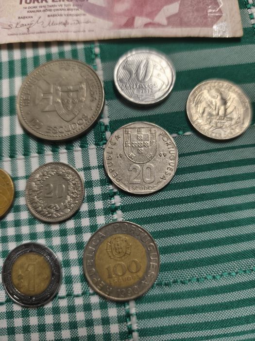 Moedas de vários países