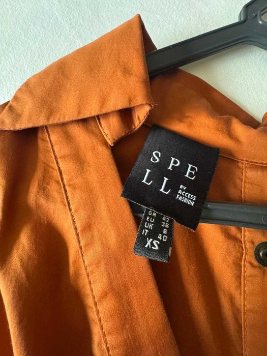 Vestido laranja da SPELL MODELO INVULGAR