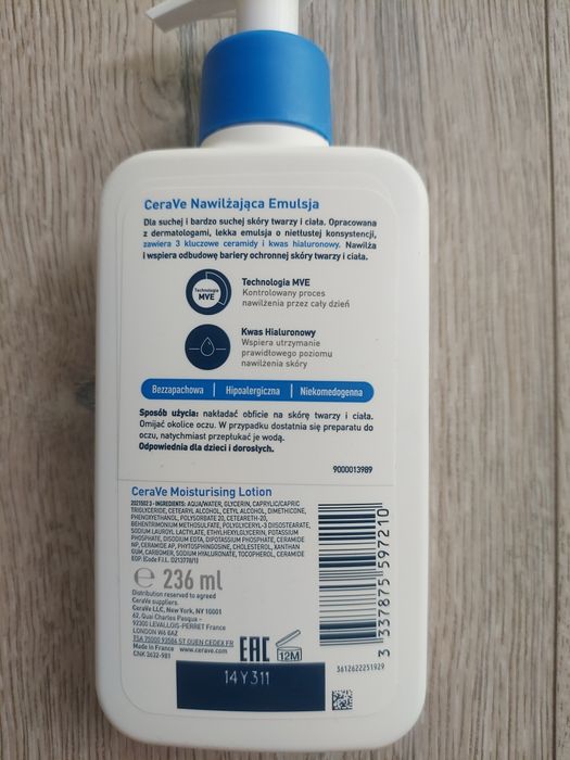 CeraVe nawilżająca emulsja