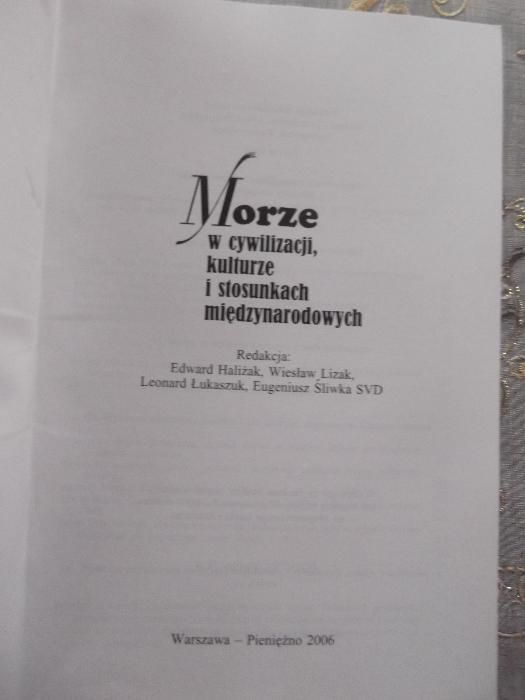 Morze, w cywilizacji, kulturze i stosunkach międzynarodowych