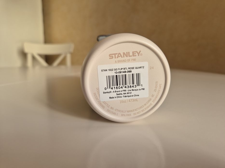 Термокружка Stanley GO Bottle Quick Flip 0.47л Rose Quartz термос