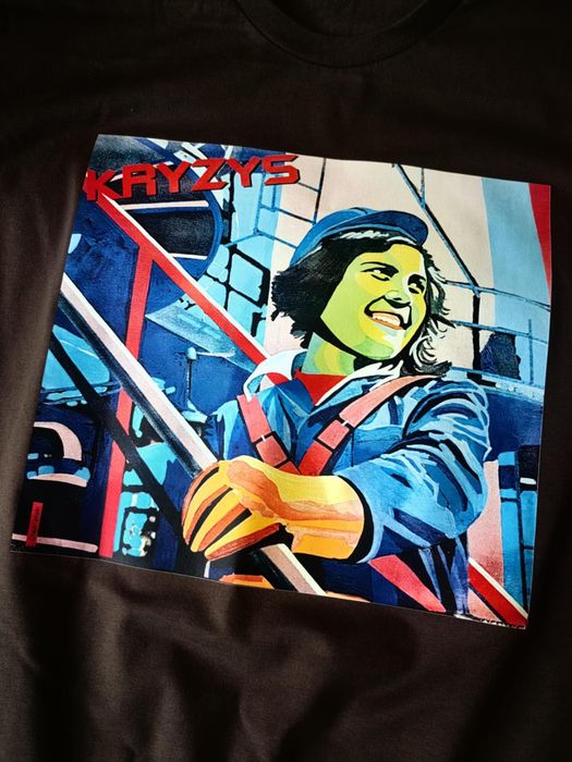 Koszulka kultowej grupy Kryzys - XL Super Jakość