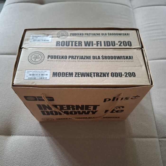 Kompletny Zestaw Internetu Domowego LTE ODU-IDU 200 (Plus / Cyfrowy Polsat)