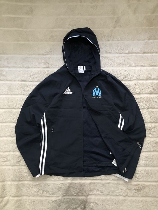 ADIDAS (S) Marseille Hooded Track Jacket 2016-17 мужская спортивная ко