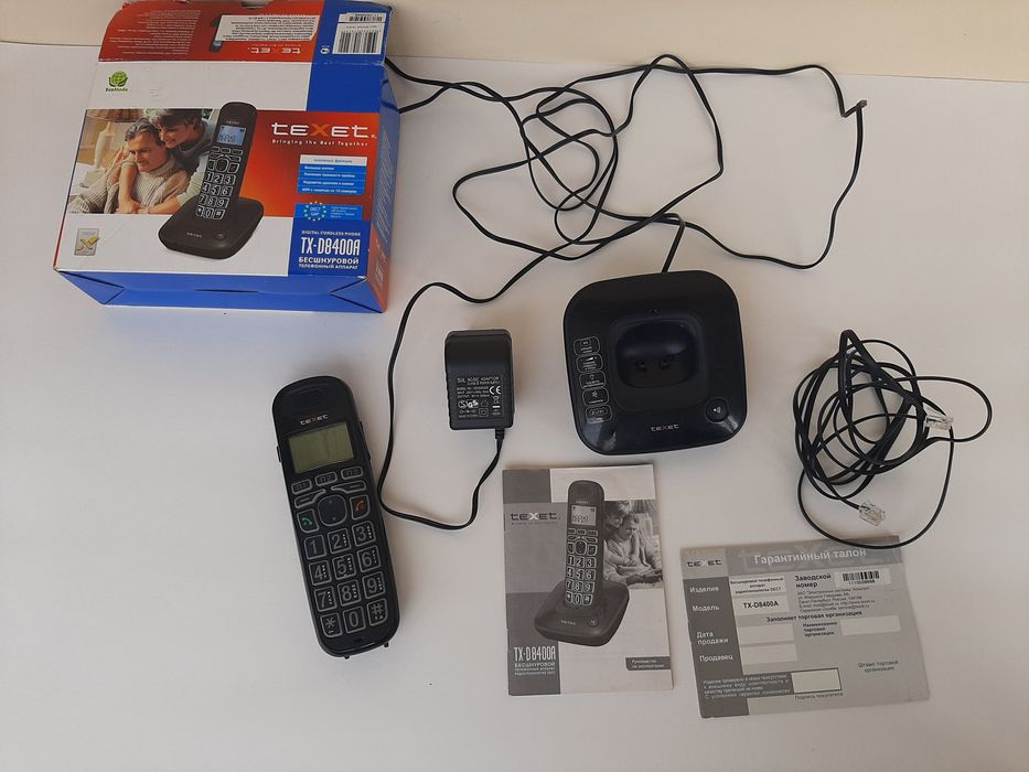Радиотелефон DECT TEXET TX-D8400A