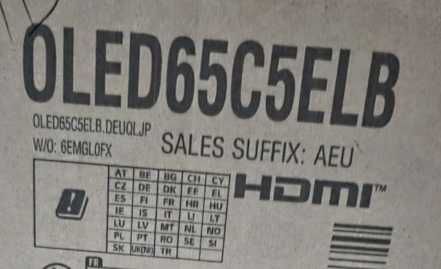 LG TV Oled 65" OLED65C5ELB