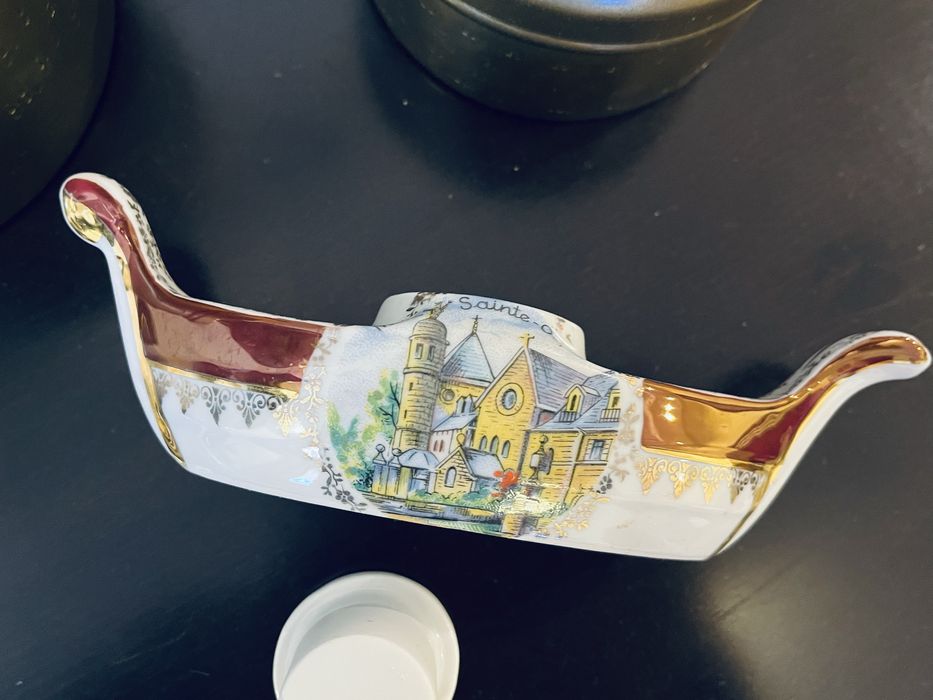 Saleiro / paliteiro porcelna Francesa peca numerada