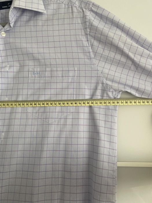 Koszula męska Daniel Hechter, rozmiar L fioletowa