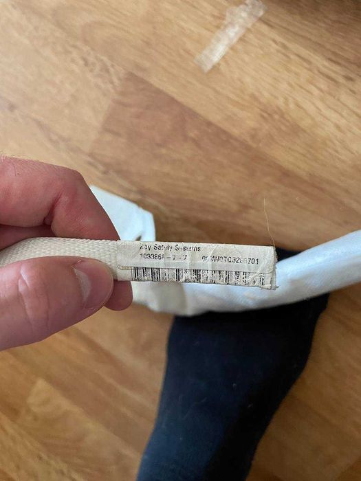 Подушка безопасности airbag боковая шторка правая vw jetta 6