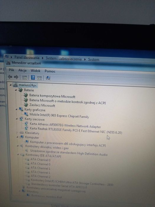Komputer Laptop  FUJITSU Simens