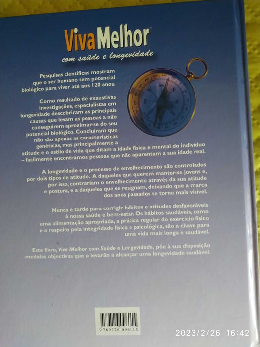 Livro"Viva Melhor com Saúde e Longevidade"