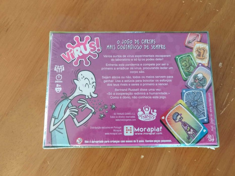 Jogo de Tabuleiro Vírus!