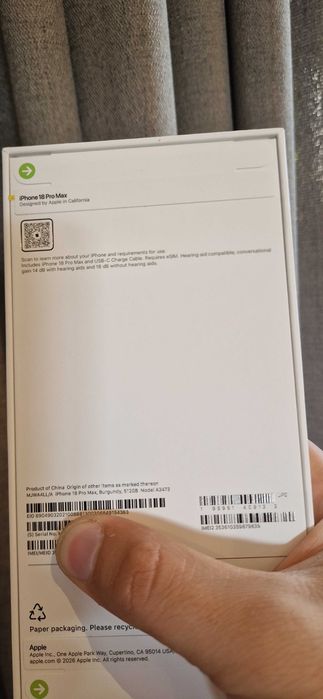 Iphone 18 pro max 512gb