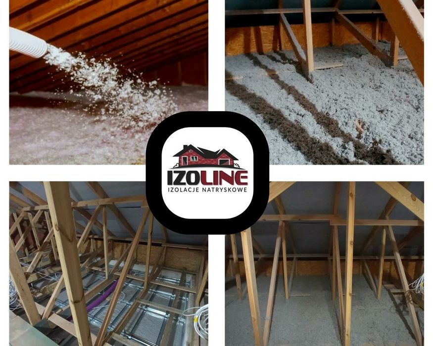 Ocieplanie celuloza stropów wdmuchiwane celulozy wełna wdmuchiwana