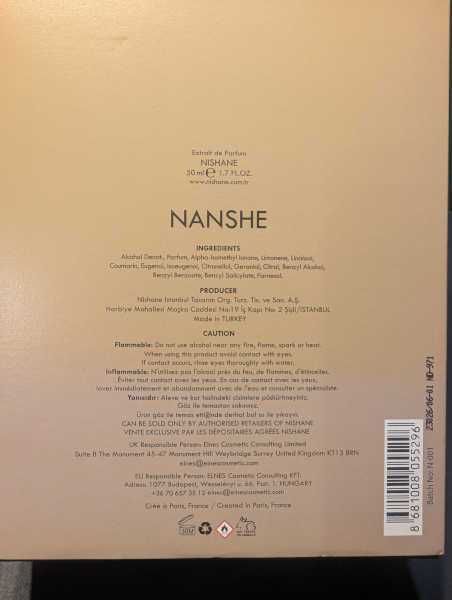 NISHANE Nanshe - ORYGINAŁ 50 ml!