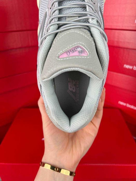 !SALE! New Balance 9060 Light Grey Pink Cordura 36 37 38 39 40 41 42