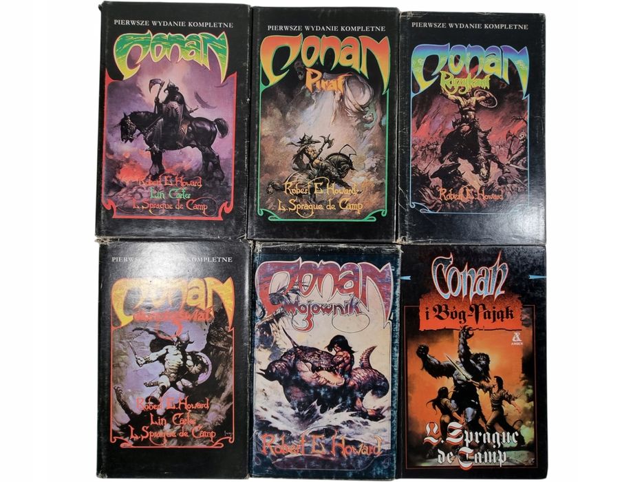 Conan / zestaw 6 książek / Howard / Camp / Carter