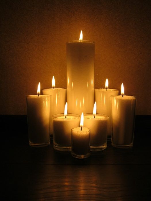 Насипні свічки | Весільні свічки | Свічки для дому