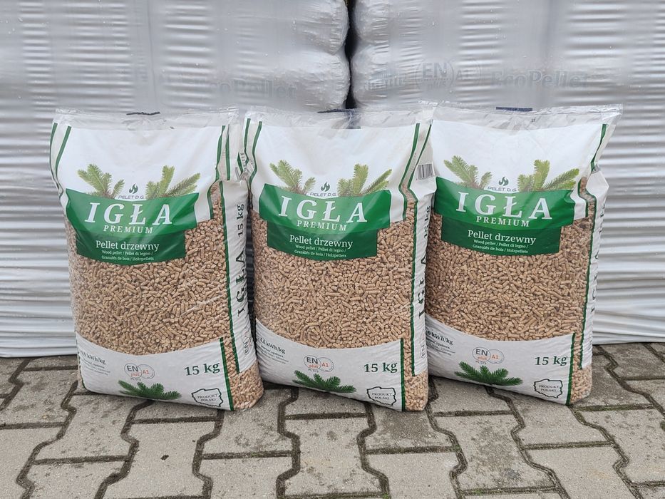 Polski Pellet Certyfikowany IGŁA Premium ENplus A1 super jakość Dostawa Gratis