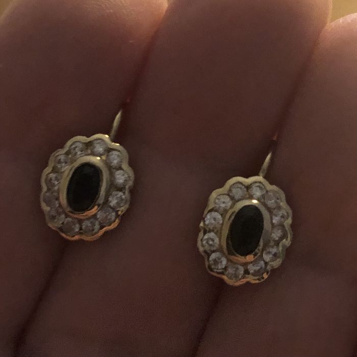 Cudne zlote kolczyki 585