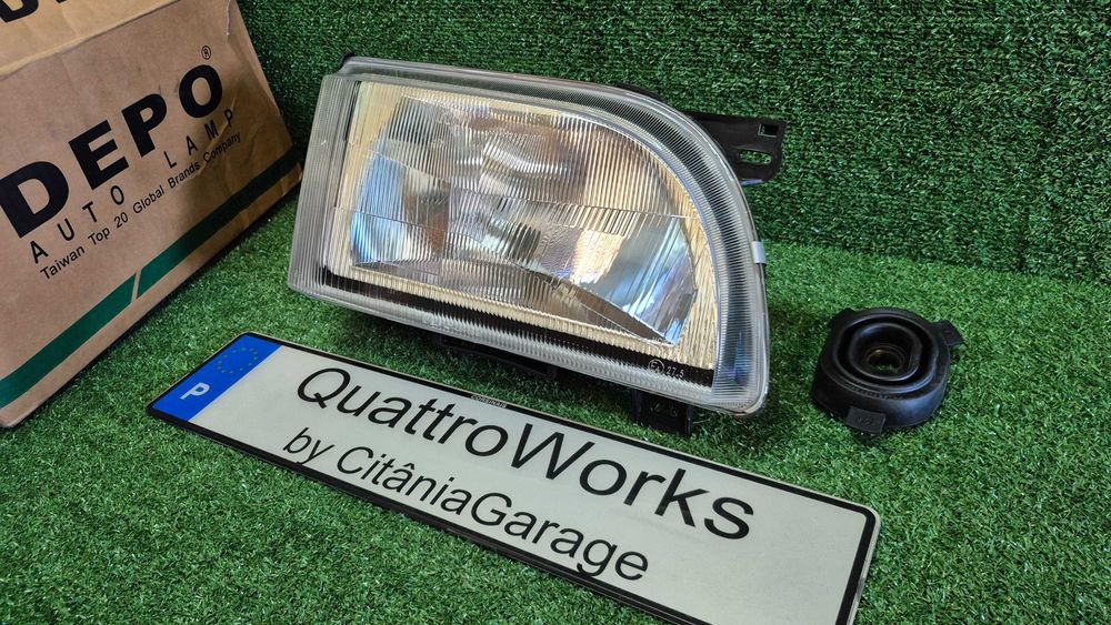 Otica Farol Direito Ford Transit 1995 a 2000 Ref. 431-1151R-LD-EM NOVO DEPO