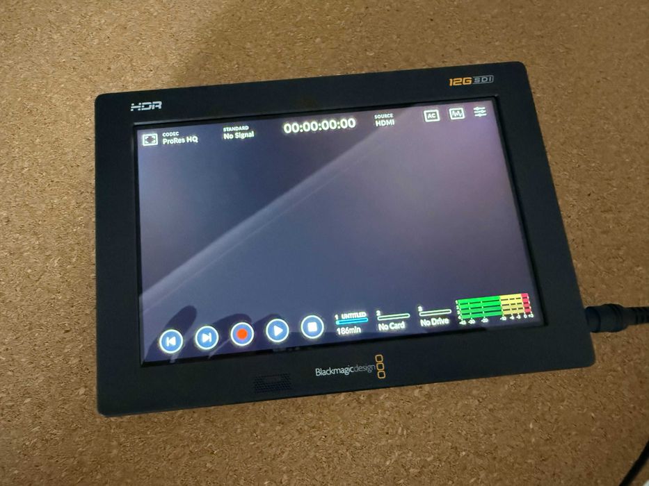 Blackmagic Video Assist 7" 12G HDR - Monitor/Gravador