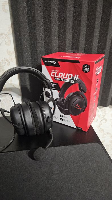 Бездротові навушники HyperX Cloud II Core Wireless Black