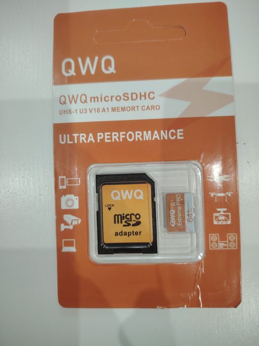 Cartão micro SDHC 64gb