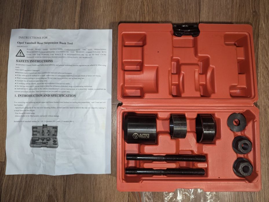 Комплект для зняття/установки втулок на OPEL Vectra 1.6/1 ,8/2.0/2.5
