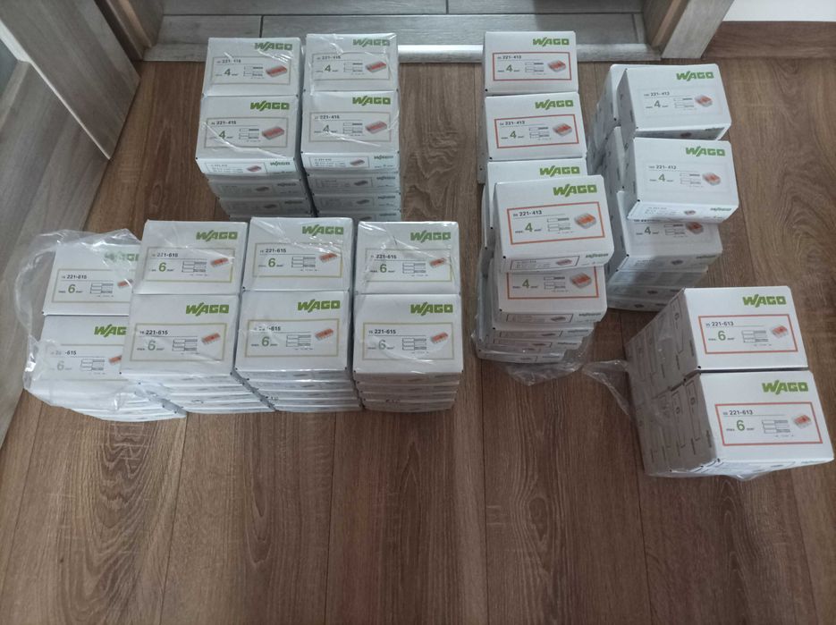 wago szybkozłączki seria 221-615 i inne  100 sztuk NAJTANIEJ