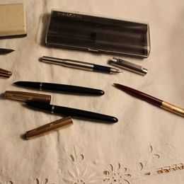 Lote Parker - 5 canetas e 1 lapiseira