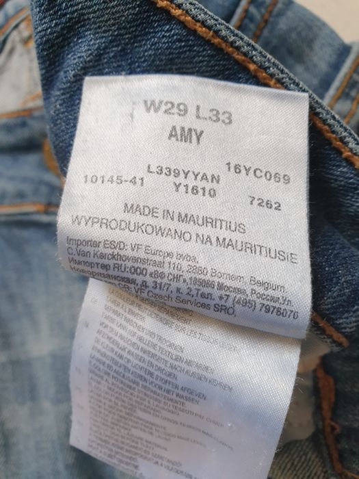 Spodnie Lee 29/33 ( ok.S/M)starte niebieskie