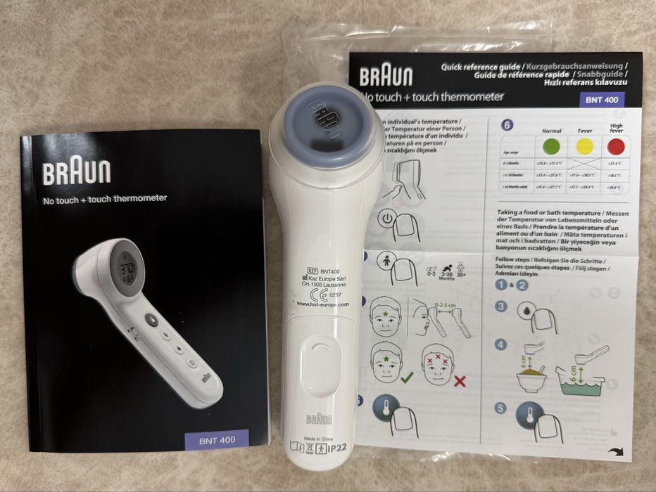 Безконтактний термометр Braun BNT400