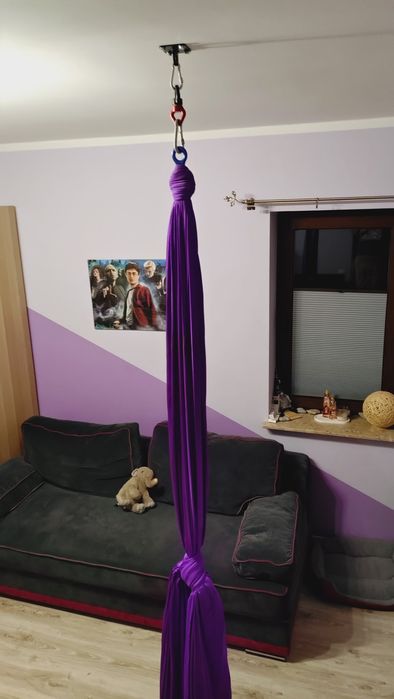 Szarfa akrobatyczna+ akcesoria do montażu