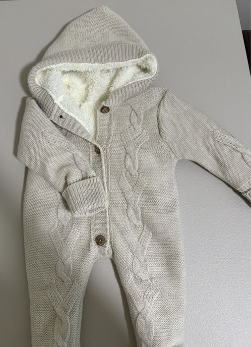 Теплий вʼязаний комбінезон