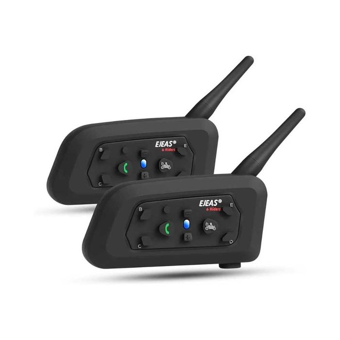 Intercomunicador Bluetooth EJEAS V6 Pro+ – Capacete Moto – IP67