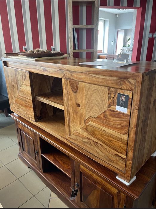 Komoda drewniana rtv 140cm