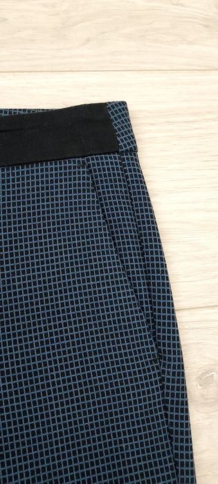 Spodnie eleganckie granatowe cygaretki  S 36