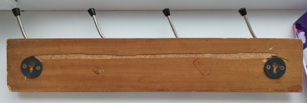 Вішак дерев'яний вінтажний