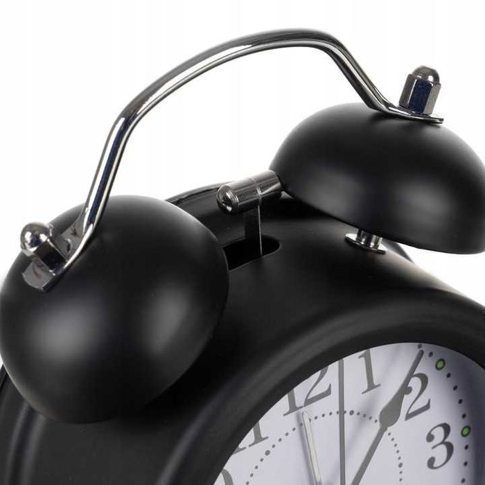 Budzik Retro Klasyczny Zegar Wyraźny Głośny Klasyk Stojący Loft Alarm