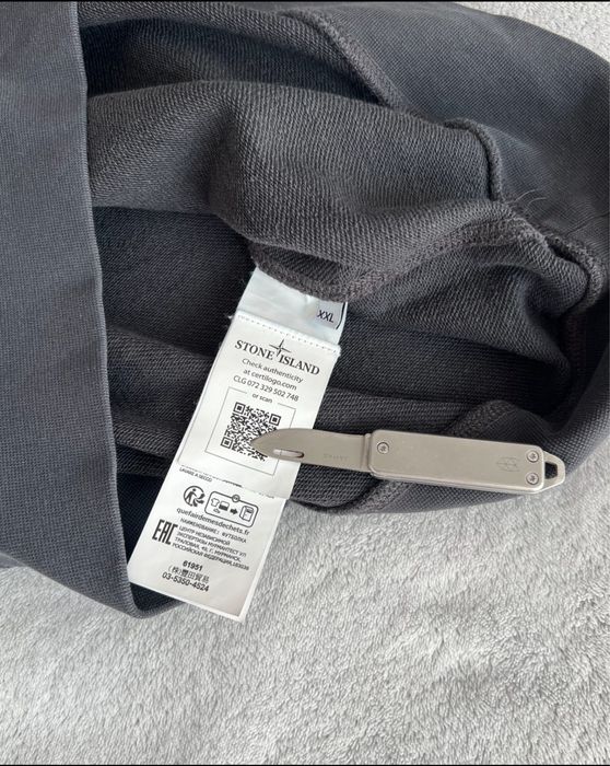 Stone Island Half-Zip Sweatshirt / Bluza Stojka - Dark Grey / Anthracite