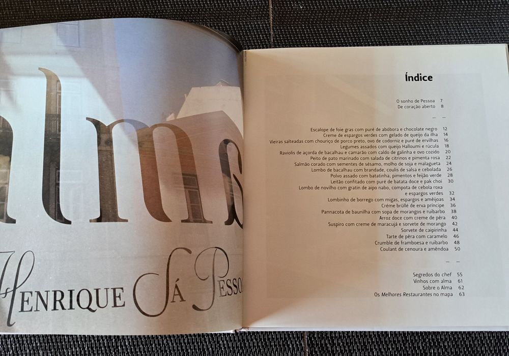 Livros da Coleção Os Melhores Restarurantes de Portugal - Receitas e S